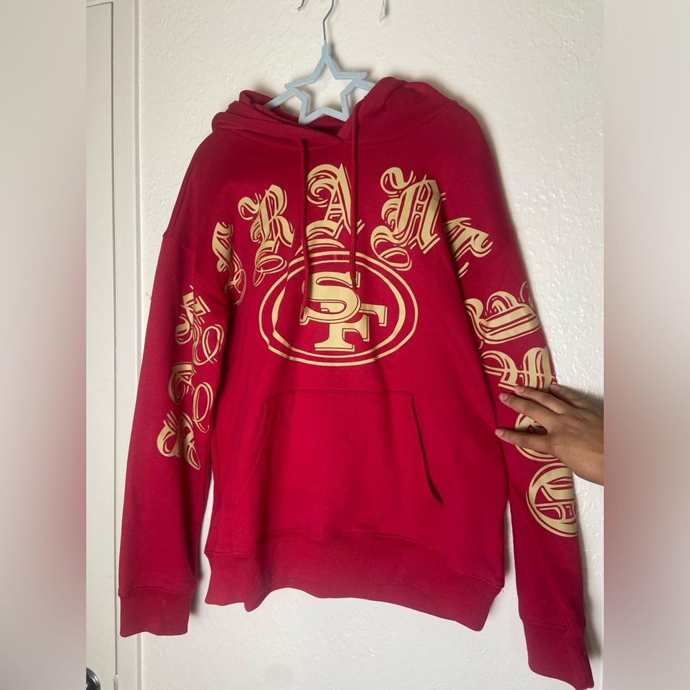 Fashionnova Old English NFL 49er Hoodie